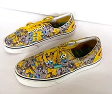 The Simpsons X Vans Era Itchy Scratchy ’S 7 ’S 8.5 Skate Shoe Lace Up 3