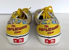 The Simpsons X Vans Era Itchy Scratchy ’S 7 ’S 8.5 Skate Shoe Lace Up 4