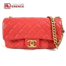 Chanel — Chanel AS2380 CC Coco Mark Matelass Bijou W Chain Crossbody Flap Shoulde — Handbag — resale