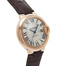 Cartier Ballon Bleu W6920097 33mm Pink Gold Silver #WW10943 3