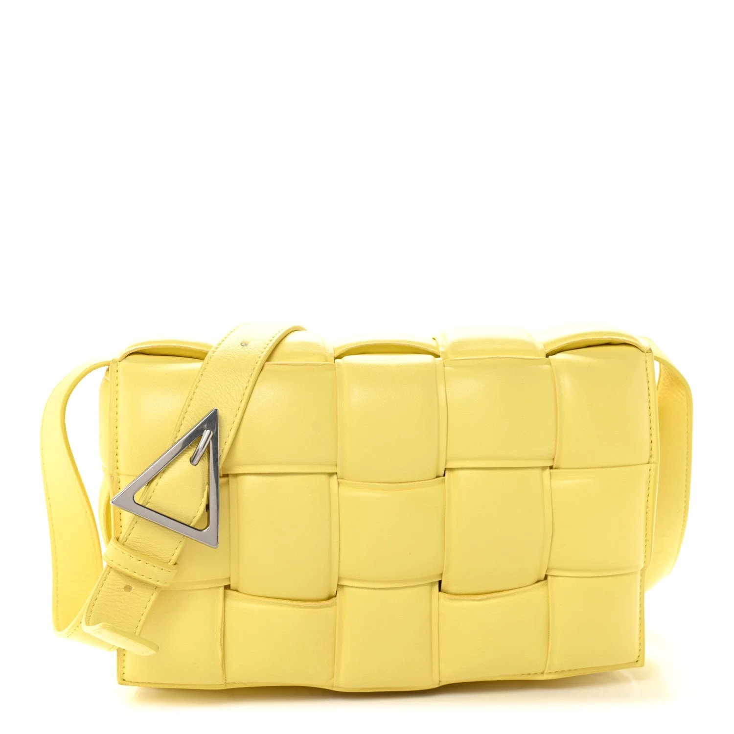 Bottega Veneta — Maxi Intreccio Padded Cassette Crossbody Sherbert — Handbag — resale