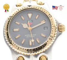 TAG Heuer — ▶️ TAG Heuer SEL S95.213K Black Dial Gold Silver Japan — Watch — resale