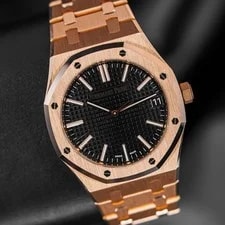 Audemars Piguet — Audemars Piguet Royal Oak 15510OR.OO.1320OR.04 41mm Black Dial Pink Gold B&P — Watch — resale