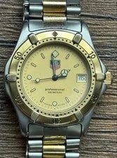 Tag Heuer — Tag Heuer 2000 Professional 964.013 WR 200M Quartz Gold From Japan — Watch — resale
