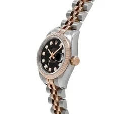 Rolex Datejust 179171G 26mm Stainless Steel / Rose Gold Black #WW1168 2