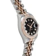 Rolex Datejust 179171G 26mm Stainless Steel / Rose Gold Black #WW1168 3