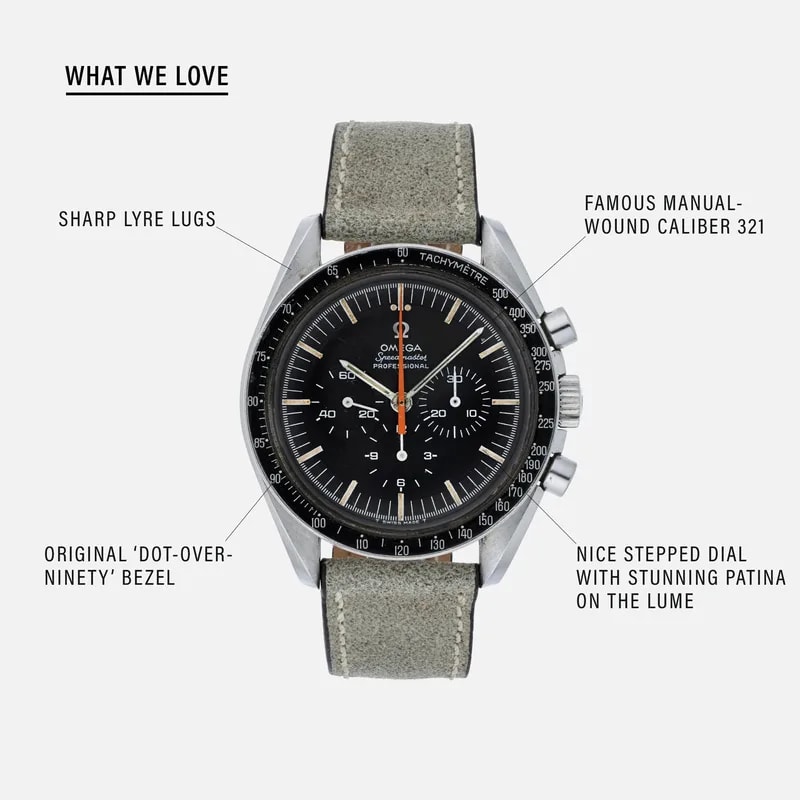 1969 Omega Speedmaster Reference 145.022 3