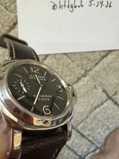 Panerai — Panerai Luminor Marina Black With Leather Strap - PAM00510 — Watch — resale