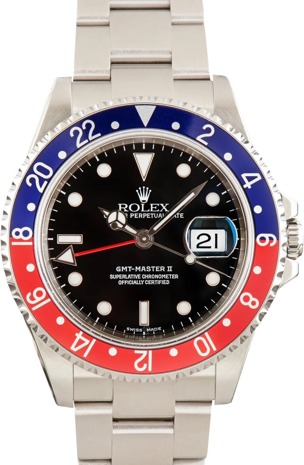 Rolex — Rolex Stainless Steel GMT-Master II Ref 16710 Pepsi — Watch — resale