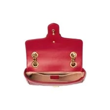 Gucci GG Marmont Double G Logo Crossbody Mini 8.2x2x4.7 in 4