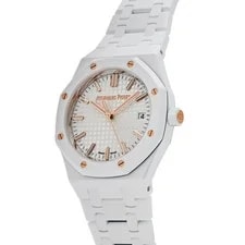 Audemars Piguet Royal Oak 77350CB.OO.1266CB.01 '' White Ceramic (2023) 3
