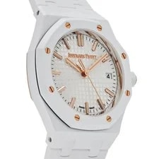 Audemars Piguet Royal Oak 77350CB.OO.1266CB.01 '' White Ceramic (2023) 4