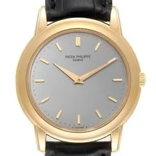 Patek Philippe — Patek Philippe Calatrava 18k Yellow Gold Silver Dial 5032 — Watch — resale