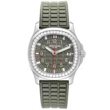 Patek Philippe Aquanaut Luce Steel Green Dial Diamond 5067A 5067 Box Papers 2