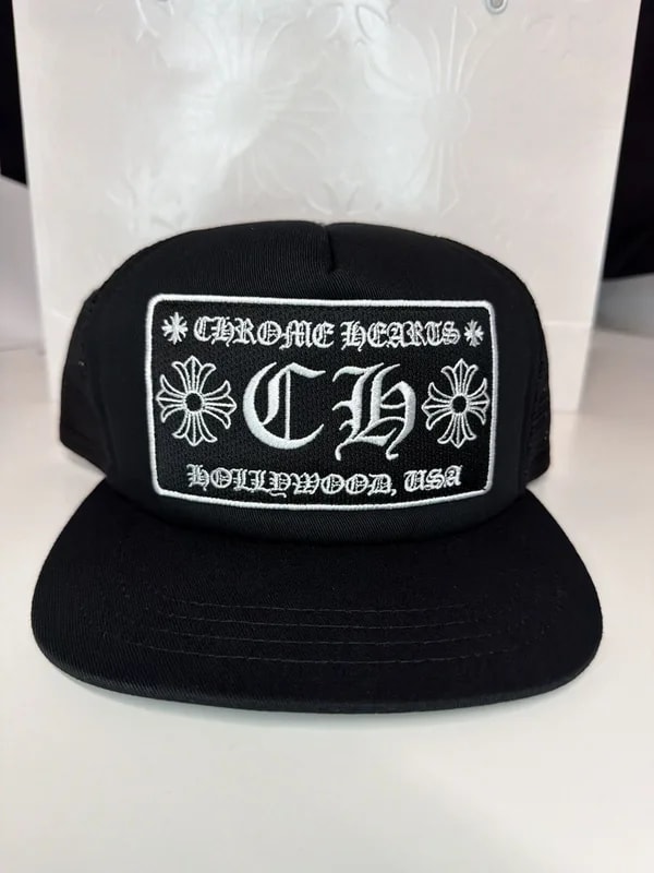 Chrome Hearts — Hearts Hollywood Trucker Hat — Clothing — resale
