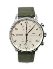 IWC — IWC Portuguese Chronograph Stainless Steel IW371401 — Watch — resale