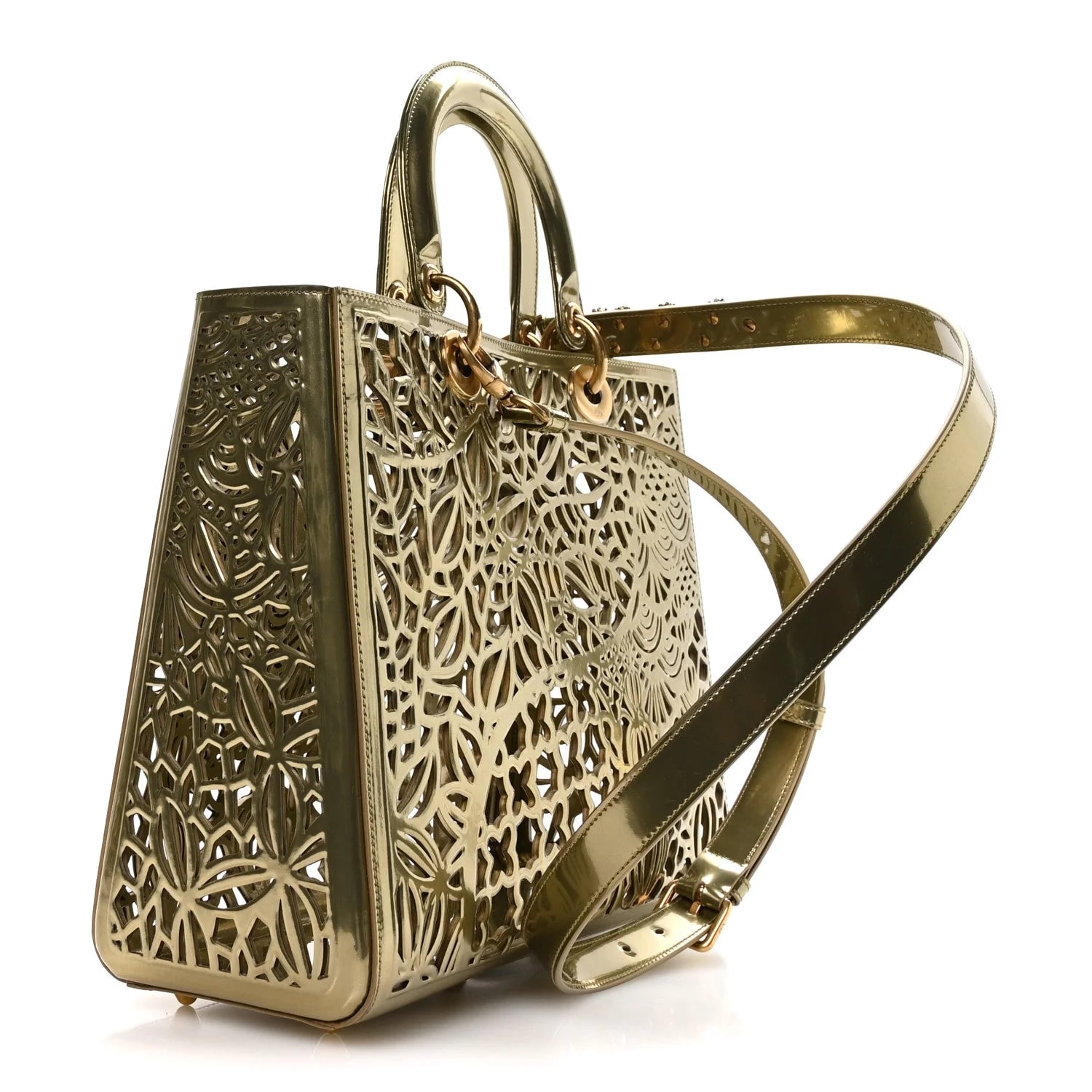 X David Wiseman Metallic Laser Cut Large Lady Dior 3
