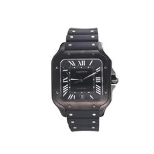 Cartier — Santos de Cartier Automatic Large Model Black PVD Steel WSA0039 — Watch — resale