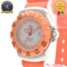 Tag Heuer — [Exc+5] TAG Heuer Formula 1 373.513 Orange/gray Dial Quartz — Watch — resale