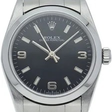 Rolex — Rolex Oyster Perpetual 77080(A) Stainless Steel 31mm Black Dial #LPW656 — Watch — resale