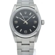 Rolex Oyster Perpetual 77080(A) Stainless Steel 31mm Black Dial #LPW656 2