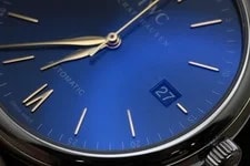 IWC IW356523 Portofino AutomaticWatches Blue Dial SS/Genuine Leather【472】 3
