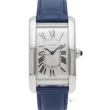 Cartier Tank American LM WSTA0018 Stainless Steel 26.6mm Silver Dial #LPW972 2