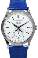Patek Philippe — Patek Philippe 5396 18k White Gold Annual Calendar 38mm B/P '10 5396G — Watch — resale