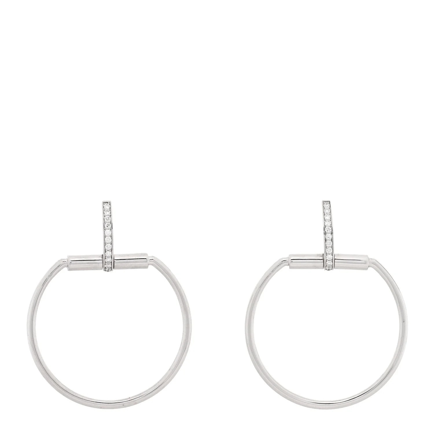 Roberto Coin — 18K White Gold Classica Parisienne Round Drop — Jewelry — resale