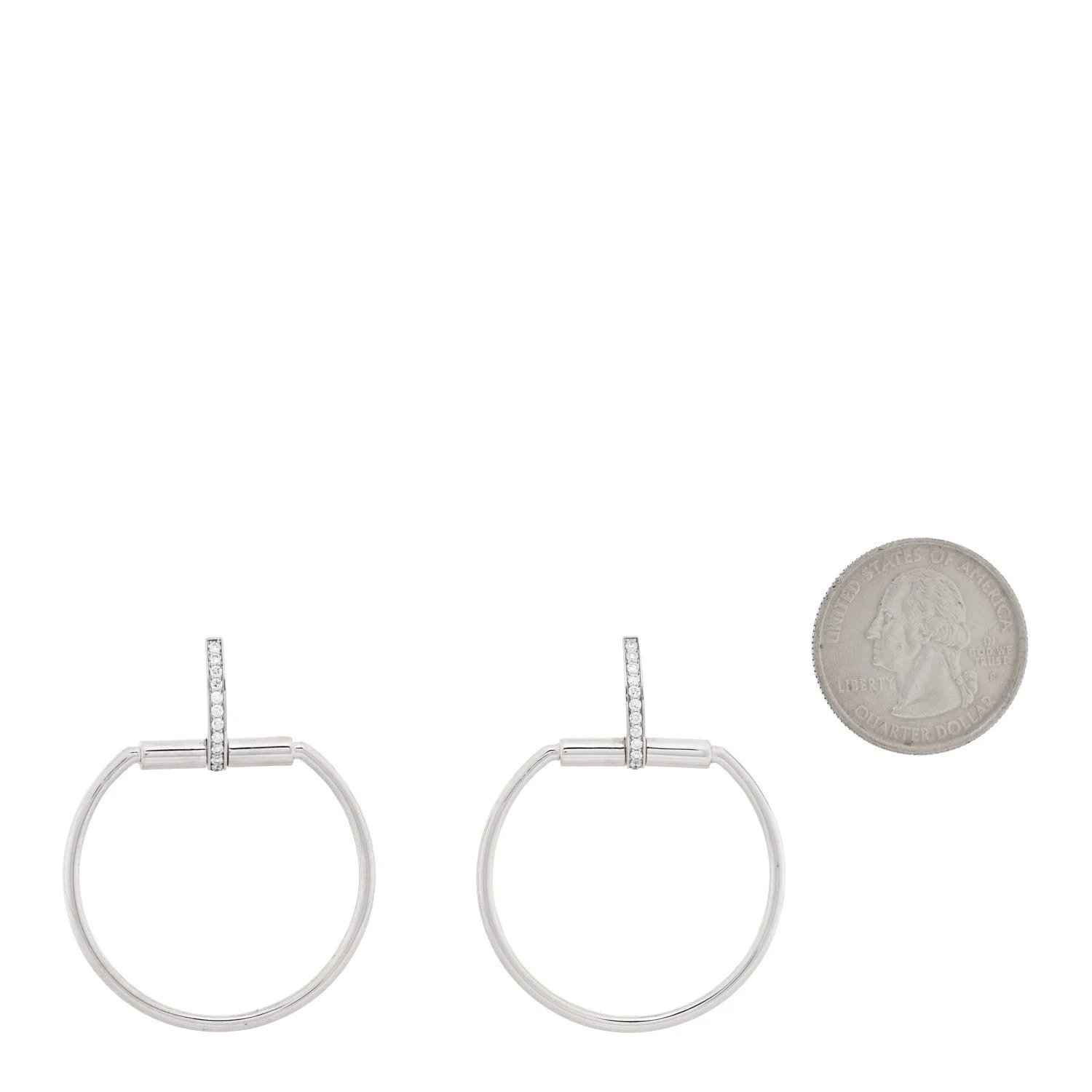 18K White Gold Classica Parisienne Round Drop 2