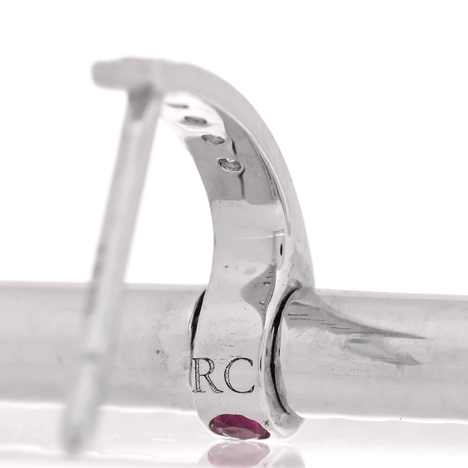 18K White Gold Classica Parisienne Round Drop 4