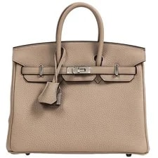 Hermès — Hermès Birkin 25 Tourterelle With Hardware — Handbag — resale