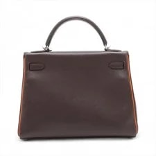 Hermès Kelly 32 le Tournay Chocolat X Metal Fittings □H 2