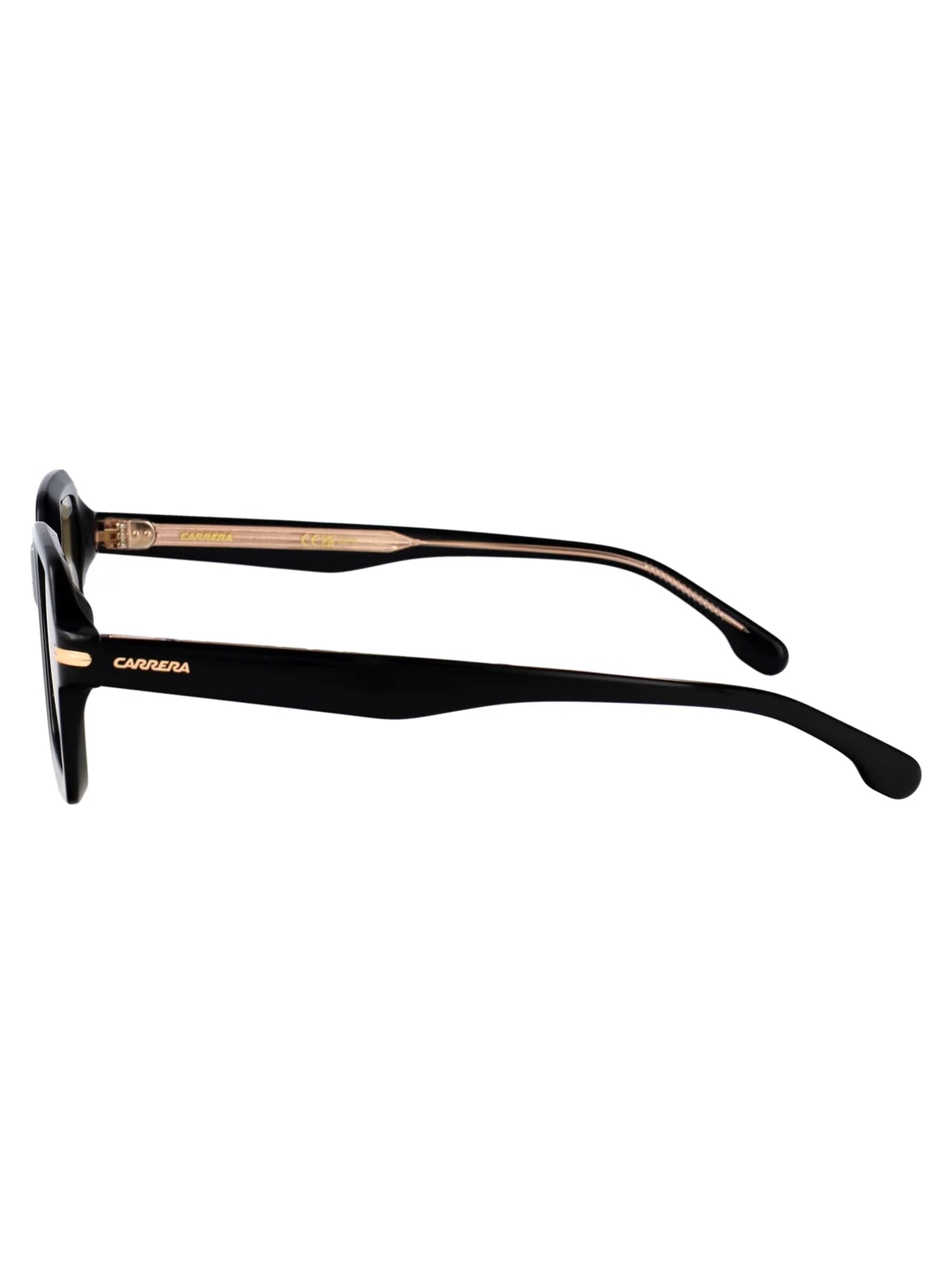 Carrera Acetate Square Frame Sunglasses — Black 3