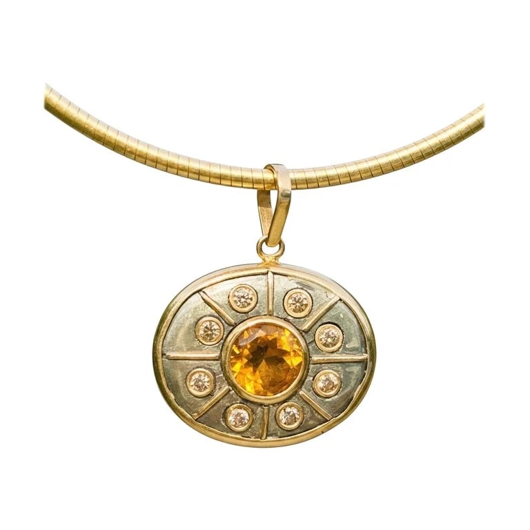 Jen Proudman Jewelry — SOL Pyrite With Madeira Diamonds — Jewelry — resale