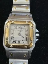 Cartier Santos Galbee 24x35mm White Dial Reference #1567 With BOX 3