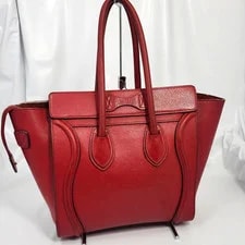 Celine Luggage Shopper Grained -Tone Hardware Authen GC 3