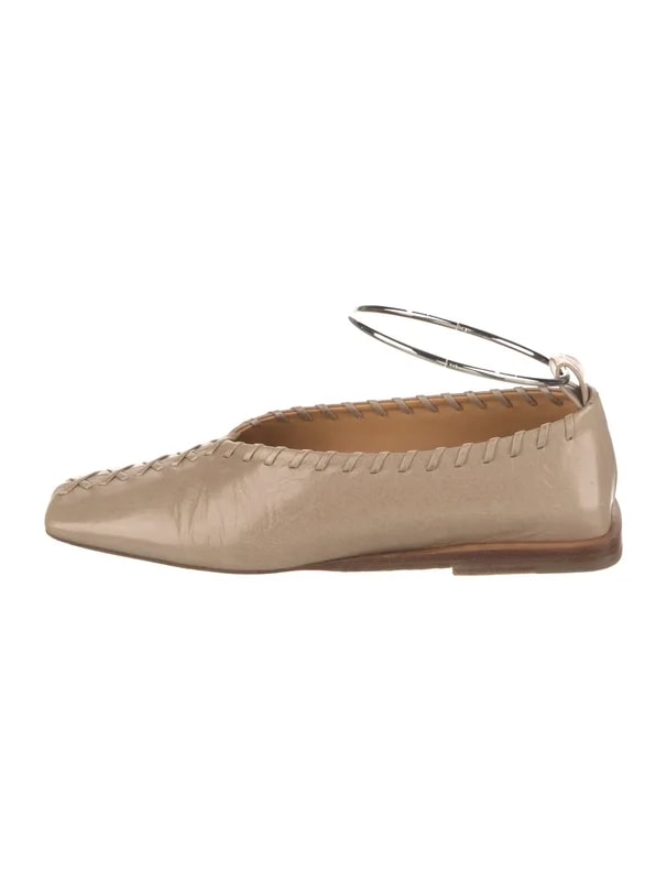 Jil Sander — Whipstitch Trim — Designer Shoe — resale