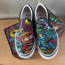 Vans — Vans Warped Tour 30th Anniversary Slip-On Shoes, 10M Jimbo Phillips — Sneaker — resale