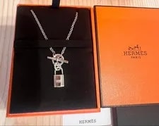 Hermes Kelly Cadenas Necklace H121331B 2