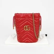 Gucci — Gucci GG Marmont Bucket Mini Crossbody 156160556 — Handbag — resale