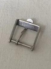 Omega Steel Buckle Steel 14mm 1960s Original 3