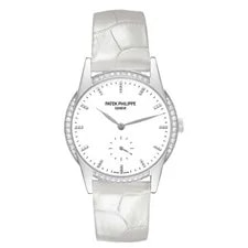 Patek Philippe Calatrava 18k White Gold Diamond 7122G 7122 Box Papers 2