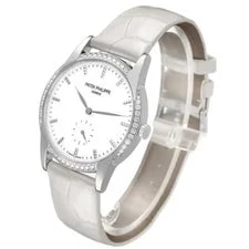 Patek Philippe Calatrava 18k White Gold Diamond 7122G 7122 Box Papers 3
