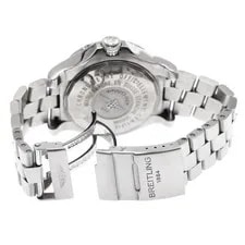 Breitling Avenger II Seawolf A17331 44mm SS Black Dial Automatic Date #C394 3