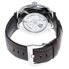 Panerai Radio MIR PAM00323 47mm SS Black Dial Leather Strap GMT Automatic #C221 2