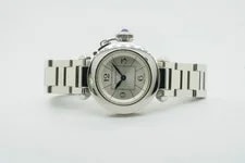 Cartier Pasha 27mm Quartz W3140007 2973 Silver Dial 04/2012 11513U 3