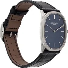 Patek Philippe Ellipse Ref. 3746 18k White Gold Blue Dial Manual 3