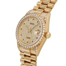 Rolex Datejust 69138G Champagne / Diamond Dial Yellow Gold Automatic 26mm #W727 2