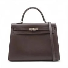 Hermès — Hermès Kelly 35 Serie Chocolat Metal Fittings □P:2012 — Handbag — resale